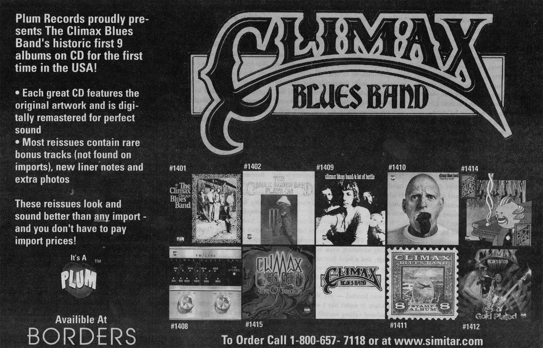 climaxbluesband-borders advert