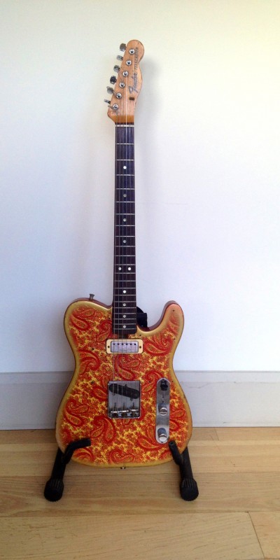 fender vintage guitar.