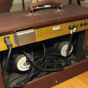 marshall vintage amp back